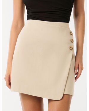 Forever New Lettie Wrap Mini Skirt - Black