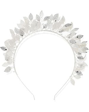 Forever New Lauri Filigree Leaf Headband - Metallic