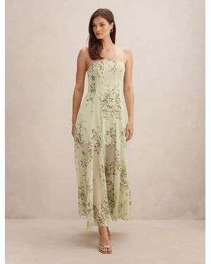 Forever New Kimora Strapless Midi Dress - Natural