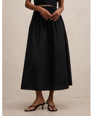 Forever New Dottie Petite Hardware Maxi Skirt - Black