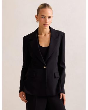 Forever New Victoria Single Breasted Blazer Jacket - Black