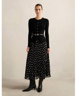 Forever New Daphne Waistcoat Knit Midi Dress - Multicolour