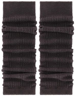 FALKE Needlepoint Leg Warmer - Black