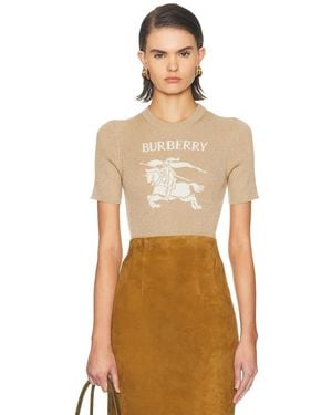 Burberry Sheila T-Shirt - Natural