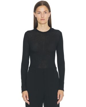 The Row Iverness Top - Black