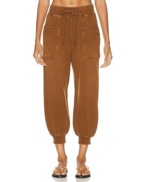 R13 Layered Pocket Sweatpant - Brown