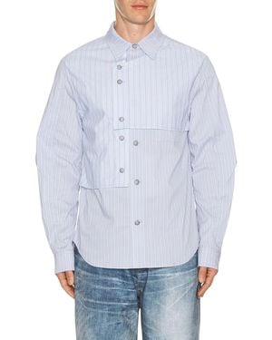 ANDERSSON BELL Stripe Layered Shirt - Blue