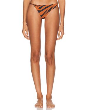Ziah Twisted Side Bikini Bottom - Multicolor