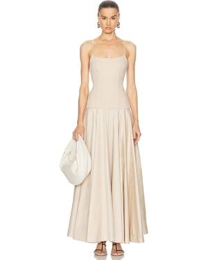 L'academie Laure Maxi Dress - Natural