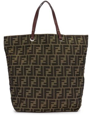 Fendi Zucca Tote Bag - Brown