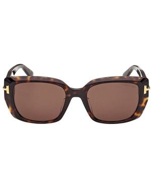 Tom Ford Square Sunglasses - Brown