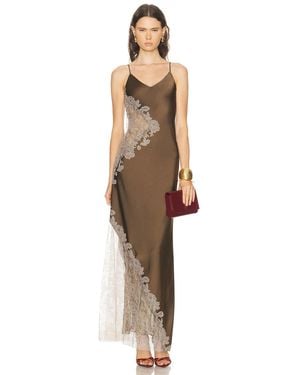 Alejandra Alonso Rojas Amal Lace Gown - Natural