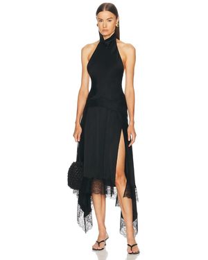 ANDAMANE Tish Lingerie Maxi Dress - Black