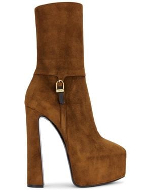 Saint Laurent Tria Boot - Brown