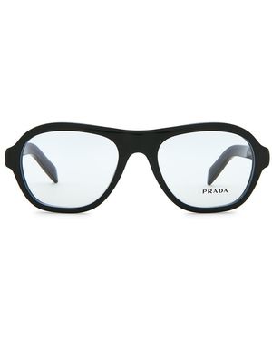 Prada Shield Eyeglasses - Black