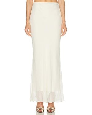 The Sei Diaphanous Skirt - White