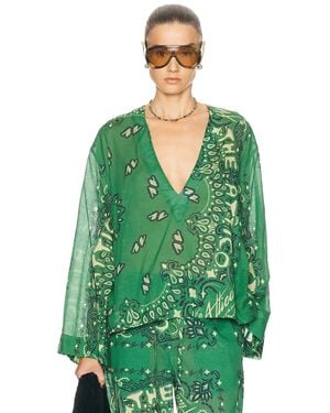 The Attico Top - Green