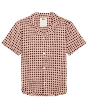 Oas Ferratelle Cuba Waffle Shirt - Pink