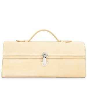 SAVETTE Slim Symmetry Pochette Bag - Natural