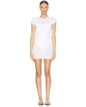 Wardrobe NYC Cap Sleeve Mini Dress - White