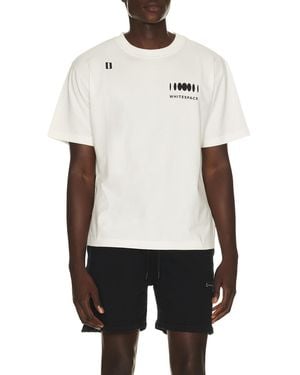 White/space Premium Graphic Tee - White