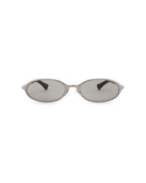 Saint Laurent Metal Oval Sunglasses - Multicolor