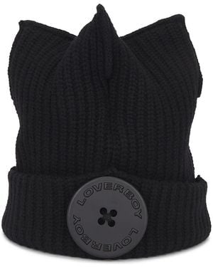 Charles Jeffrey Box Beanie - Black