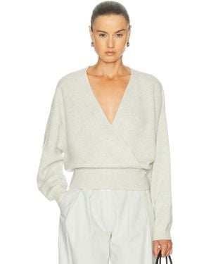 SABLYN Koda Wrap Sweater - White