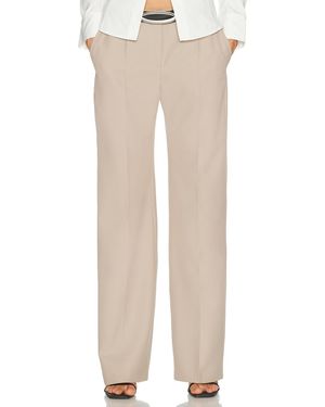 HAELO Straight Leg Trouser - Natural