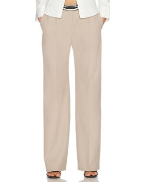 Halo Straight Leg Trouser - Natural