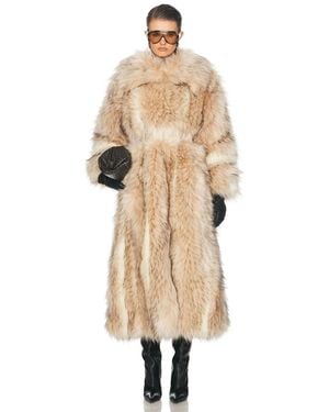 AKNVAS Kyla Faux Fur Coat - Natural