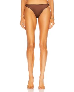 Fleur du Mal Luxe Thong Panty - Multicolor