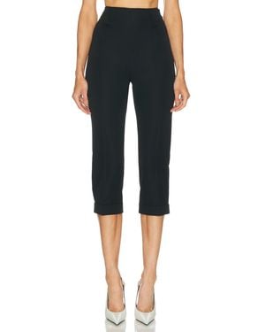 Versace Wool Capri Pant - Black