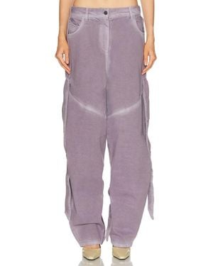 The Attico Baggy Cargo - Purple