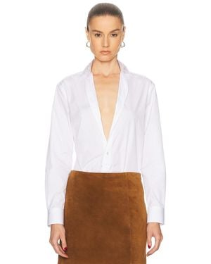 Ralph Lauren Adrien Button Up Top - White