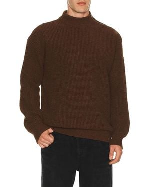 Barbour Gearstone Textured Knit Sweater - Brown