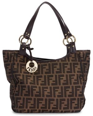 Fendi Zucca Chef Tote Bag - Brown