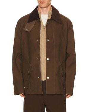 JW Anderson Raglan Sleeve Outdoor Jacket - Brown