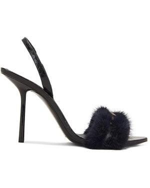 Saint Laurent Ilona Slingback Heels - Blue
