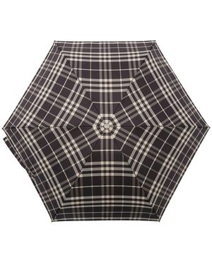 Burberry Check Compact Umbrella - Multicolor