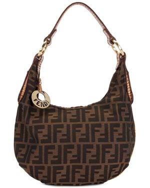 Fendi Zucca Chef Hobo Bag - Brown
