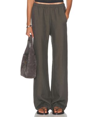 Enza Costa Twill Everywhere Pant - Brown