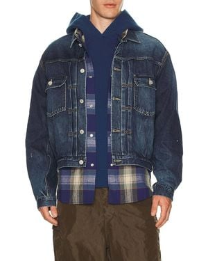 Visvim Mayfield Swing Jacket in Blue for Men | Lyst