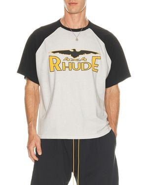 Rhude 4X4 Spirit Raglan Tee - Gray
