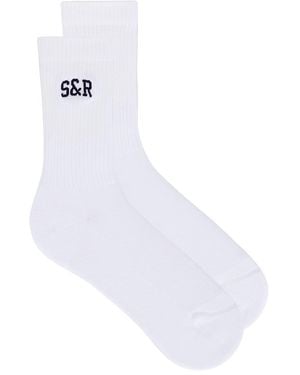 Sporty & Rich Ivy Socks - White