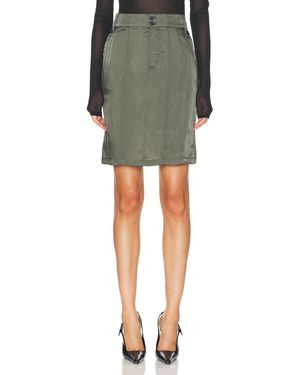 Saint Laurent Twill Skirt - Green