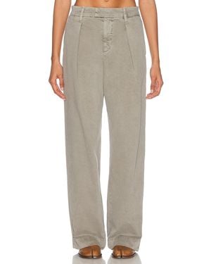 SLVRLAKE Denim Wide Pleat Chino Pant - Multicolor