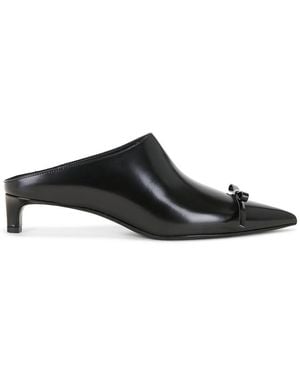 Jil Sander Bow Mule - Black