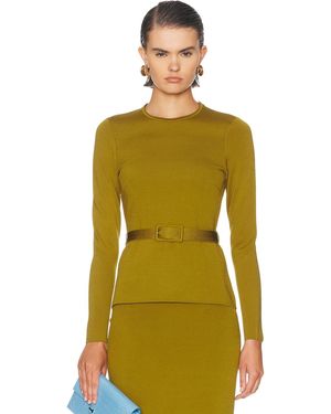 Tom Ford Fitted Crewneck Sweater - Green