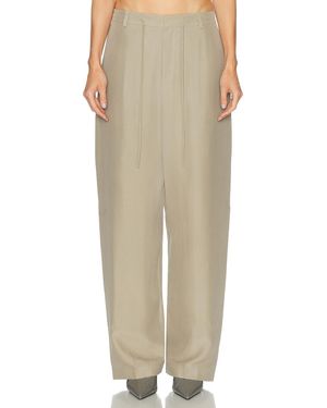 Alexander Wang Mid Rise Tailored Pant - Natural